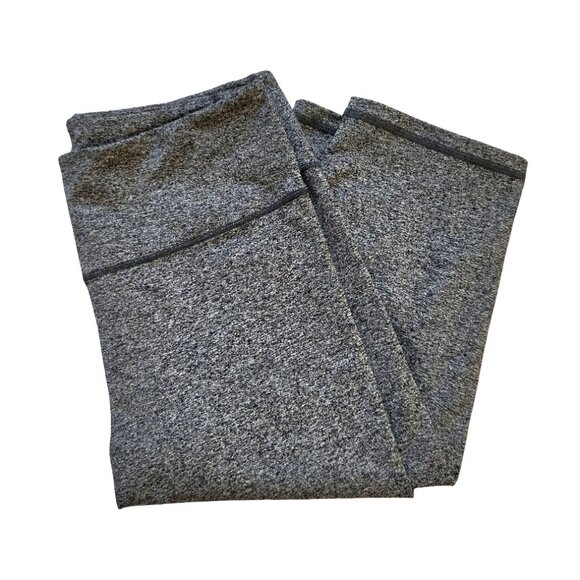 Victoria's Secret VS Sport Cropped Leggings Womens L Gray Athleisure Workout - Picture 3 of 10